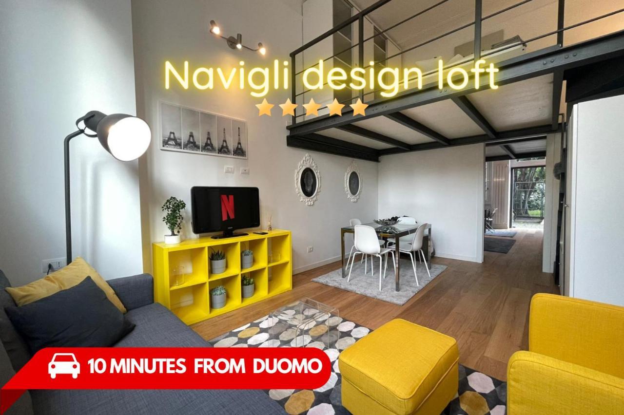 Navigli Design Loft - 7 Stops From Duomo, Ac, Netflix Διαμέρισμα Μιλάνο Εξωτερικό φωτογραφία